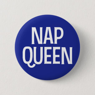 Chapa Redonda De 5 Cm Nap Queen.