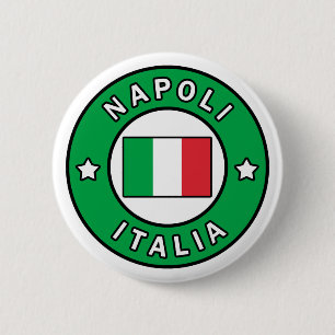 Chapa Redonda De 5 Cm Napoli Italia