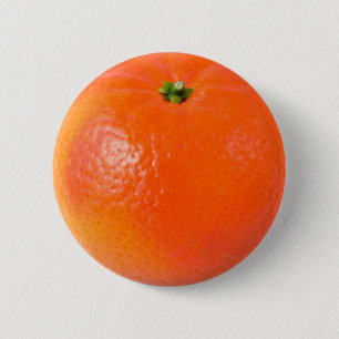 Chapa Redonda De 5 Cm Naranja