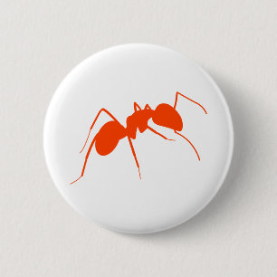 Chapa Redonda De 5 Cm Naranja Ant