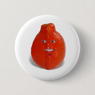 Chapa Redonda De 5 Cm Naranja Boy