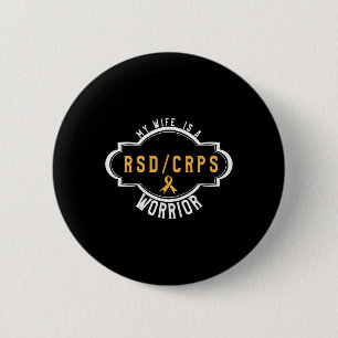 Chapa Redonda De 5 Cm Naranja De Concienciación Crpsrsd Ribbon Tee Gift