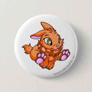 Chapa Redonda De 5 Cm Naranja de Cybunny