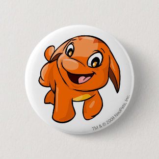 Chapa Redonda De 5 Cm Naranja de Poogle