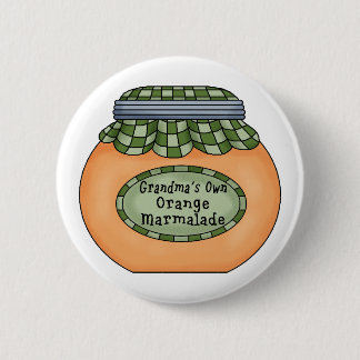 Chapa Redonda De 5 Cm Naranja Marmalade