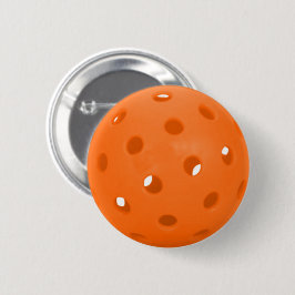 Chapa Redonda De 5 Cm Naranja Pickleball Ball Fun Pickleball Accesorio