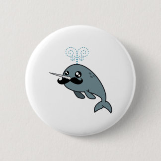 Chapa Redonda De 5 Cm Narwhalstache