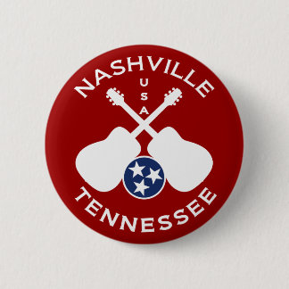 Chapa Redonda De 5 Cm Nashville, Tennessee los E.E.U.U.