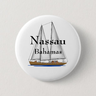Chapa Redonda De 5 Cm Nassau Bahamas