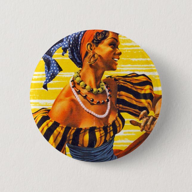 Chapa Redonda De 5 Cm Nassau Jet (Anverso)