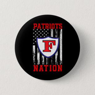 Chapa Redonda De 5 Cm Nation Hs, logo de Freedom Patriots