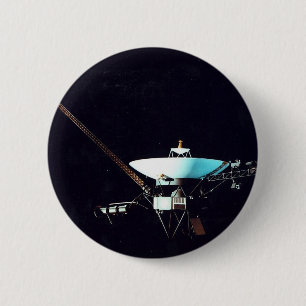 CHAPA REDONDA DE 5 CM NAVE ESPACIAL DEL VIAJERO