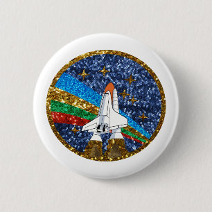 Chapa Redonda De 5 Cm nave espacial secuencial