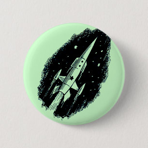 Chapa Redonda De 5 Cm Nave X-11 de Rocket