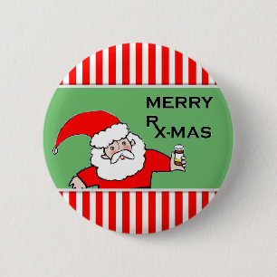 Chapa Redonda De 5 Cm Navidad de atención médica