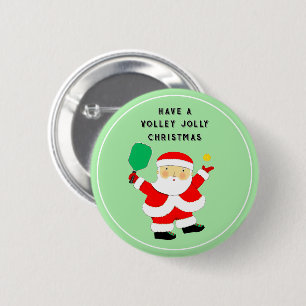 Chapa Redonda De 5 Cm Navidad de Pickleball