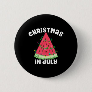 Chapa Redonda De 5 Cm Navidad de verano en julio Navidad en julio Christ