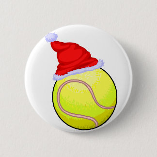 Chapa Redonda De 5 Cm Navidad del tenis