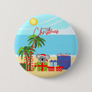 Chapa Redonda De 5 Cm Navidad en Australia