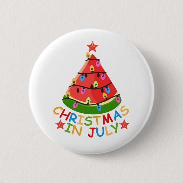 CHAPA REDONDA DE 5 CM NAVIDAD EN JULIO (Anverso)