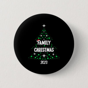 Chapa Redonda De 5 Cm Navidad Familiar 2023 Navidad 2023 
