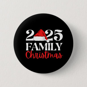 Chapa Redonda De 5 Cm Navidad Familiar 2025