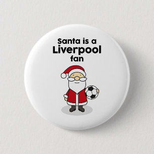 Chapa Redonda De 5 Cm Navidad Fútbol Liverpool
