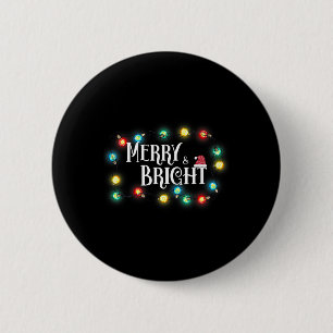 Chapa Redonda De 5 Cm Navidades Alegres Y Brillantes Que Dijeron Cita De