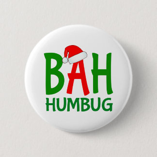 Chapa Redonda De 5 Cm Navidades bah humbug ebenezer scrooge Diseño