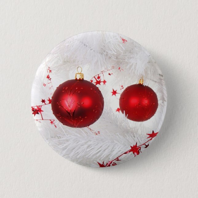Chapa Redonda De 5 Cm Navidades Baubles (Anverso)