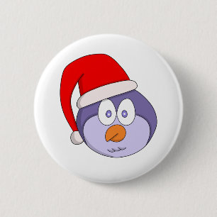 Chapa Redonda De 5 Cm Navidades Bird