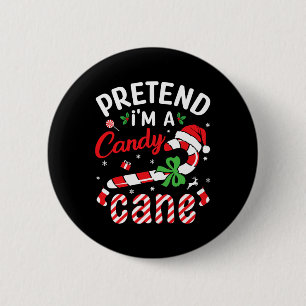 Chapa Redonda De 5 Cm Navidades Blancos Y Rojos Brillantes Candy Cane Ca