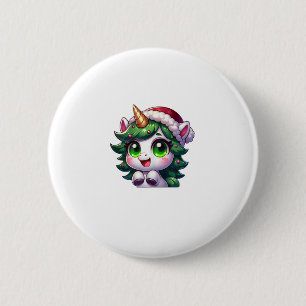Chapa Redonda De 5 Cm Navidades cortos unicornio en Personalizado de dis