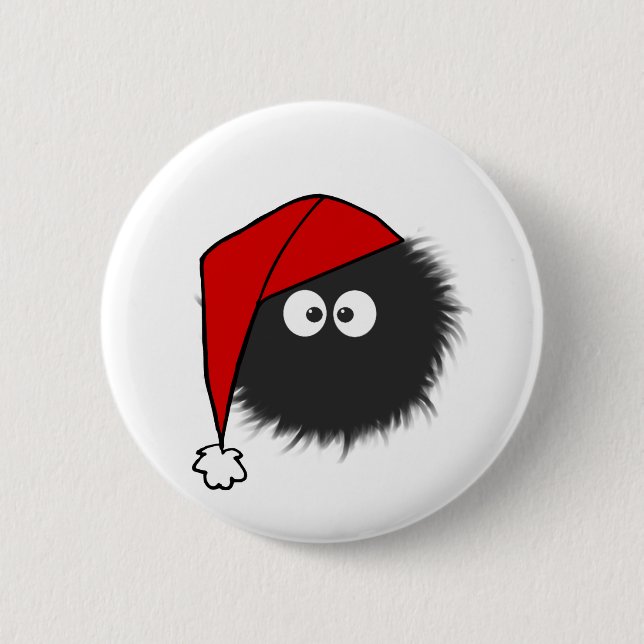 Chapa Redonda De 5 Cm Navidades de Bug deslumbrantes (Anverso)