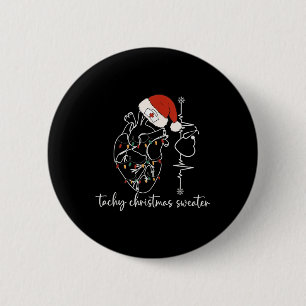 Chapa Redonda De 5 Cm Navidades de enfermería de anatomía cardíaca Tachy