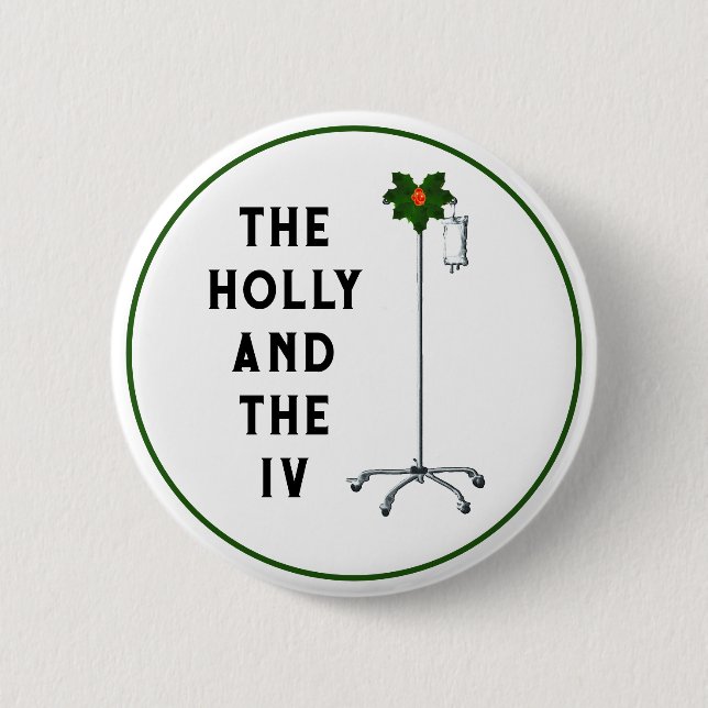 Chapa Redonda De 5 Cm Navidades de enfermería evalúan problemas (Anverso)