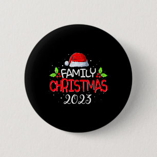 Chapa Redonda De 5 Cm Navidades de familia 2023 Competición con Squad Sa