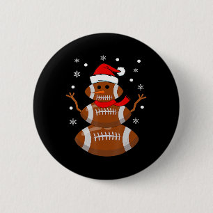 Chapa Redonda De 5 Cm Navidades de Fútbol para niños navidades