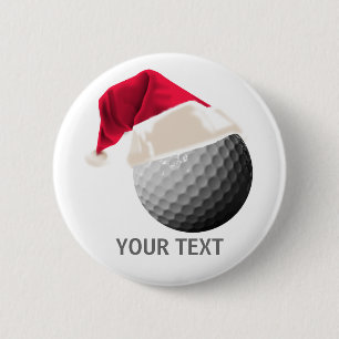 Chapa Redonda De 5 Cm navidades de golf