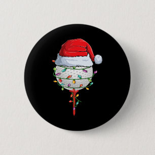 Chapa Redonda De 5 Cm Navidades de golf Pajama Fun Holiday Golf Ball San