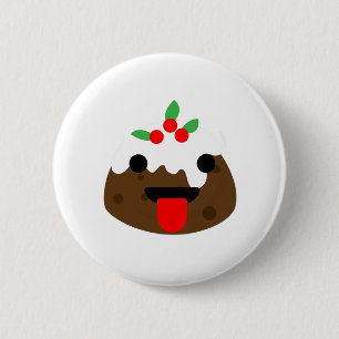 Chapa Redonda De 5 Cm navidades de lengua pudding