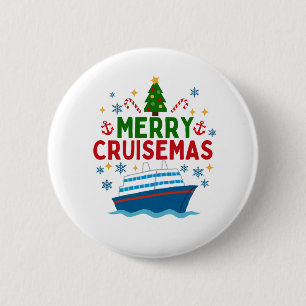 Chapa Redonda De 5 Cm Navidades de Merry Cruisemas
