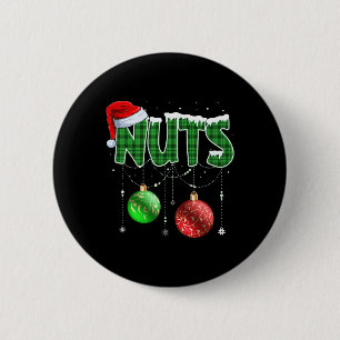 Chapa Redonda De 5 Cm Navidades de nueces de pecho divertidas familiares