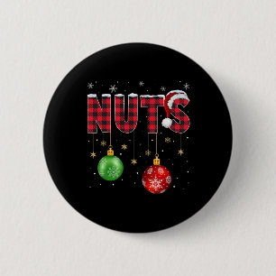 Chapa Redonda De 5 Cm Navidades de nueces de pecho divertidas familiares