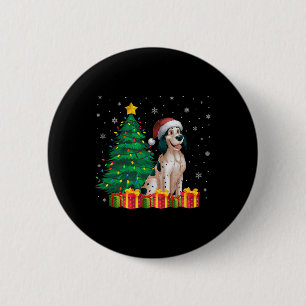 Chapa Redonda De 5 Cm Navidades de Santa Hat, un sepelio inglés feo, alu