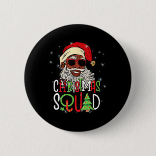 Chapa Redonda De 5 Cm Navidades de Santa Lucía Hombres Negros Afroameric