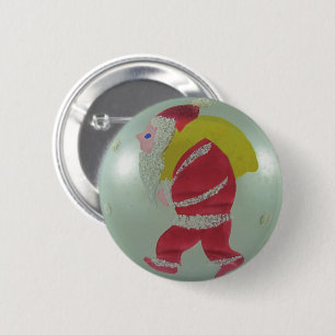 Chapa Redonda De 5 Cm Navidades de vidrio de Arte Mercurio Ball Pintado