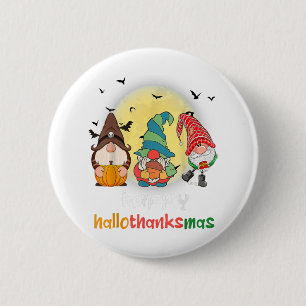 Chapa Redonda De 5 Cm Navidades del Día de Acción de Gracias de Hallowee