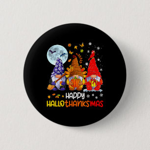Chapa Redonda De 5 Cm Navidades del Día de Acción de Gracias de Hallowee