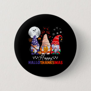 Chapa Redonda De 5 Cm Navidades del Día de Acción de Gracias de Hallowee